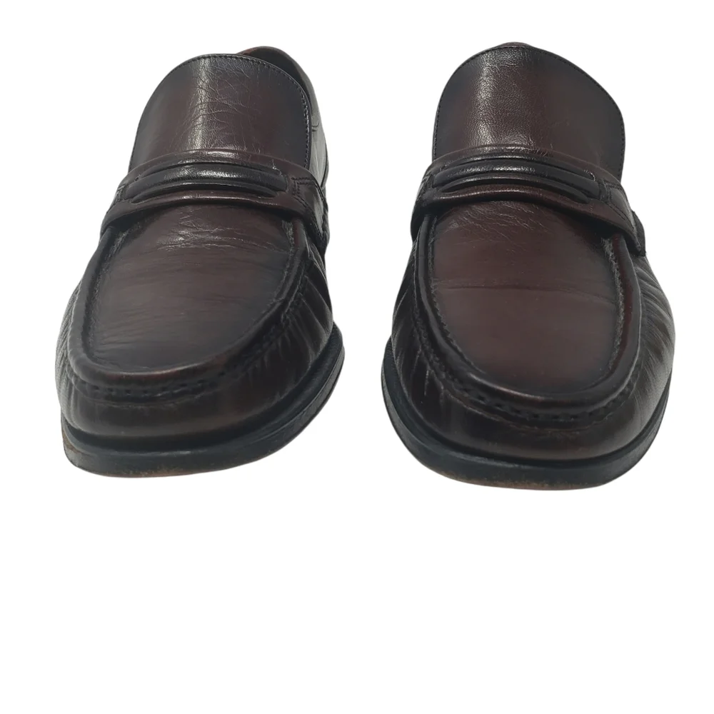 Florsheim Dark Brown Leather Loafers Size‎ 9.5 Leather Uppers and Soles